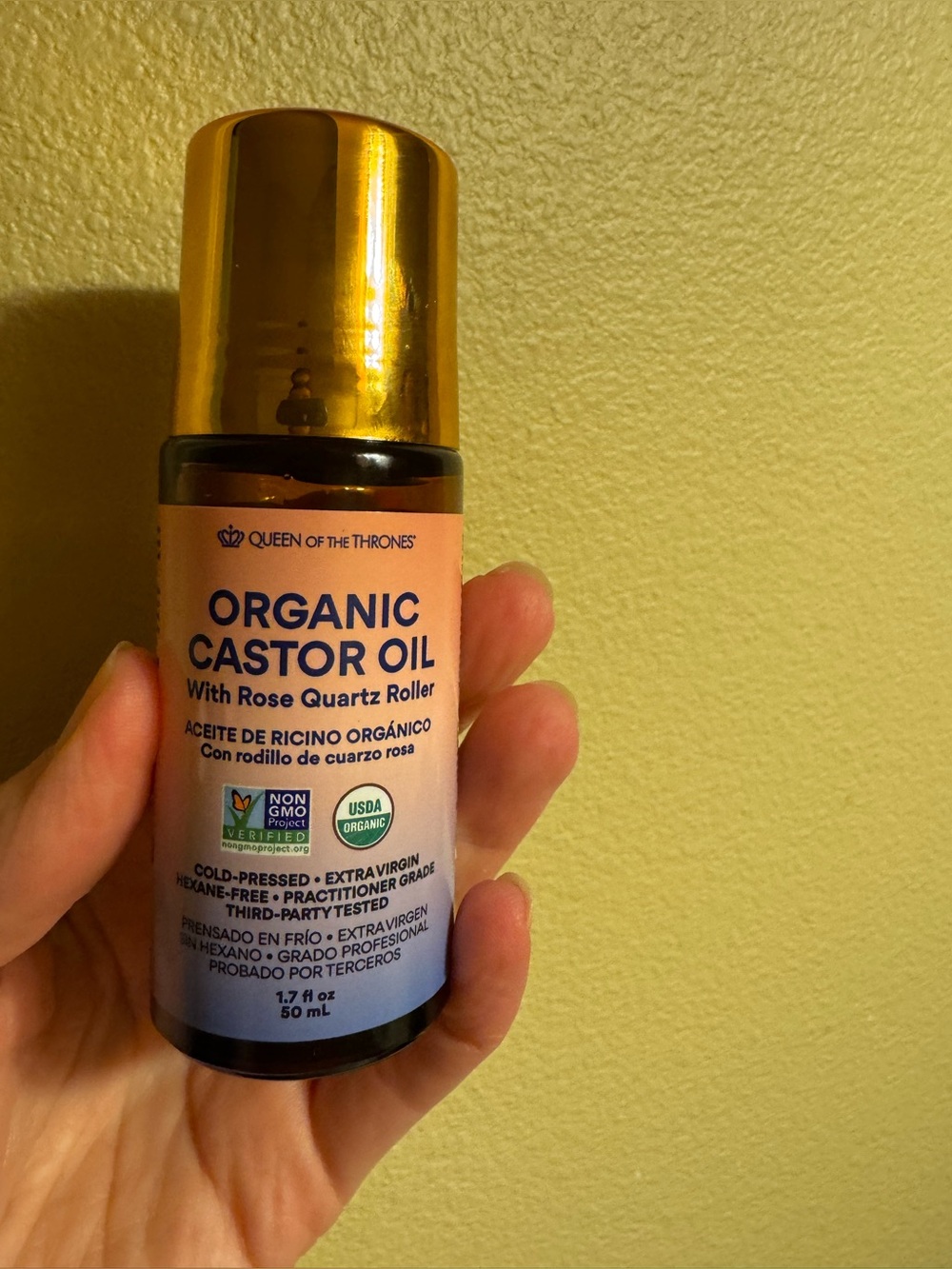 Queen of the Thrones Organic Castor Oil Roller